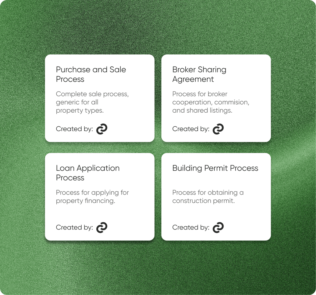 Create DealRoom interface showing transaction templates